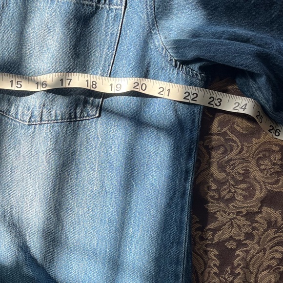 Lucky Brand Demin/Chambray Shirt button-down Size-L - Picture 11 of 11